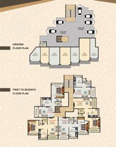 Project Image of 384.0 - 426.0 Sq.ft 1 BHK Apartment for buy in Ekveera Heights