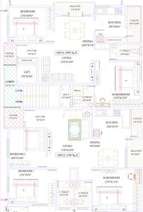 Project Image of 990.0 - 1240.0 Sq.ft 2 BHK Apartment for buy in INA Vishnu Vihar