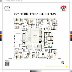 Project Image of 753.47 - 1062.4 Sq.ft 2 BHK Apartment for buy in Ajmera Eden