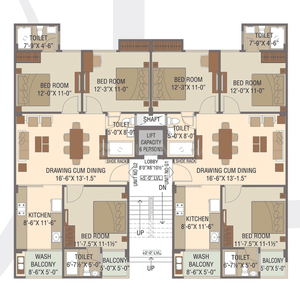 Project Image of 1258.0 - 1345.0 Sq.ft 3 BHK Apartment for buy in Sun Montana