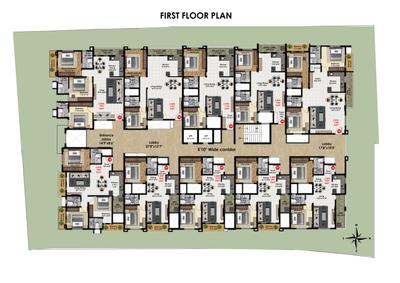 Project Image of 999.0 - 1640.0 Sq.ft 2 BHK Apartment for buy in Pacific Legacy