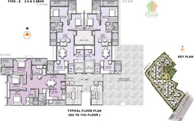 Project Image of 650.0 - 1634.0 Sq.ft 1 BHK Apartment for buy in Olympia Grande