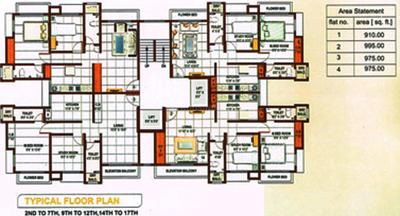 Project Image of 571.0 - 633.0 Sq.ft 2 BHK Apartment for buy in VA Suraj Rama Heights