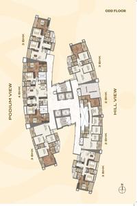 Project Image of 691.69 - 1798.97 Sq.ft 2 BHK Apartment for buy in Paradise Sai World Empire Phase III