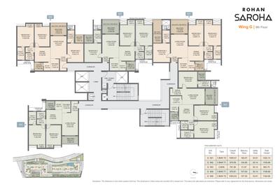 Project Image of 836.0 - 2023.0 Sq.ft 2 BHK Apartment for buy in Rohan Saroha