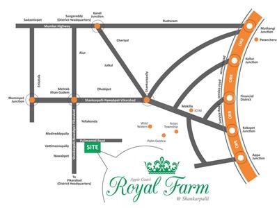 Project Image of 2718.0 - 5445.0 Sq.ft Residential Plot Plot for buy in Apple Gate Royal Farm