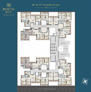 Project Image of 370.6 - 584.37 Sq.ft 1 BHK Apartment for buy in Invicta Eclat