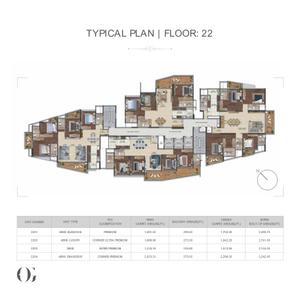 Project Image of 1902.92 - 3360.5 Sq.ft 3 BHK Apartment for buy in Purva Orient Grand
