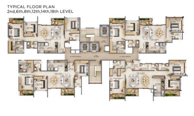 Project Image of 1620.95 - 1869.57 Sq.ft 3 BHK Apartment for buy in VBHC Aurora