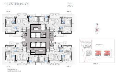 Project Image of 1911.9 - 2084.02 Sq.ft 3 BHK Apartment for buy in Downtown 66