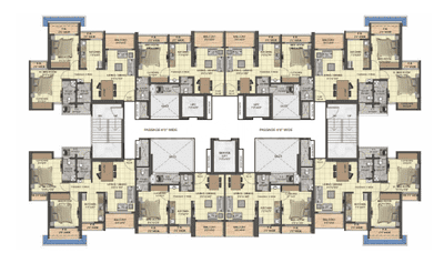 Project Image of 470.0 - 1100.0 Sq.ft 1 BHK Apartment for buy in Swaminarayan City Phase 1A