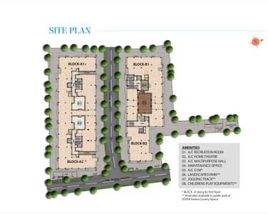 Project Image of 914.0 - 1242.0 Sq.ft 2 BHK Apartment for buy in Doshi Wellspring