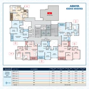 Project Image of 469.0 - 684.0 Sq.ft 1 BHK Apartment for buy in Adhya Radhakrishna C Wing