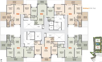 Project Image of 602.0 - 875.0 Sq.ft 2 BHK Apartment for buy in Rohan Ishan Wing A 5 To 11 Floor