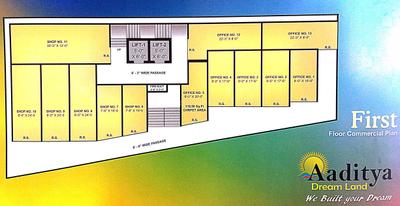 Project Image of 500.41 - 614.62 Sq.ft 2 BHK Apartment for buy in Aaditya Dream Land