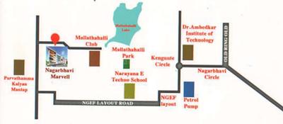 Shettys Nagarbhavi Marvel Location Plan 1