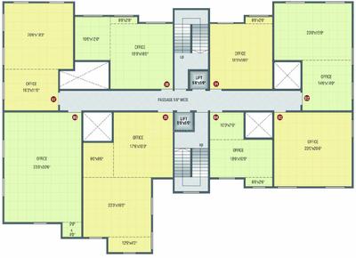 Project Image of 291.0 - 573.0 Sq.ft 1 RK Apartment for buy in Shri Parrsssva Classic Apartment