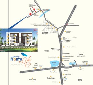 Project Image of 850.0 - 1425.0 Sq.ft 2 BHK Apartment for buy in Manito Northlite