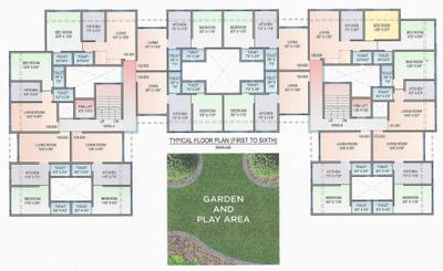 Project Image of 392.35 - 551.55 Sq.ft 1 BHK Apartment for buy in Gokul