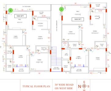 Project Image of 0.0 - 1600.0 Sq.ft 3 BHK Apartment for buy in Green The Tulip