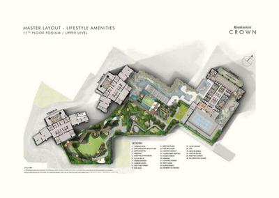 Project Image of 1334.74 - 3088.0 Sq.ft 3 BHK Apartment for buy in Rustomjee Crown