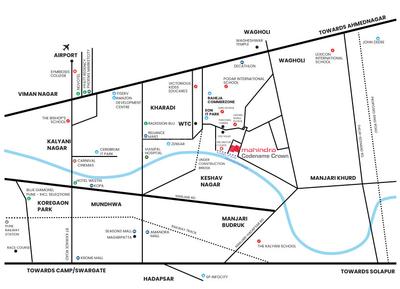 Project Image of 676.73 - 1075.42 Sq.ft 2 BHK Apartment for buy in Mahindra Codename Crown Tower A And Tower B