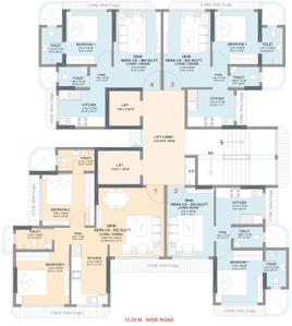 Project Image of 524.31 - 556.6 Sq.ft 1 BHK Apartment for buy in Shraddha Prominent