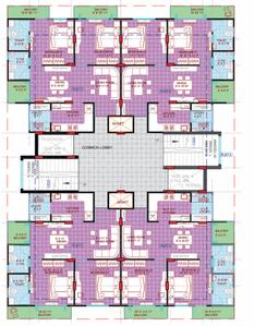 Project Image of 1102.0 - 1179.04 Sq.ft 2 BHK Apartment for buy in Tirumala 24 Carat