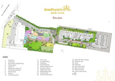 Project Image of 1645.0 - 1810.0 Sq.ft 3 BHK Apartment for buy in Aradhyam Spa City Phase 1