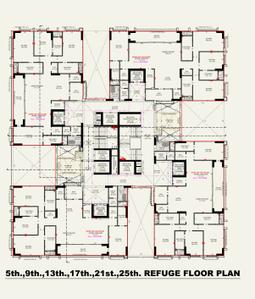 Project Image of 2526.83 - 4631.6 Sq.ft 4 BHK Apartment for buy in Sun The Quad