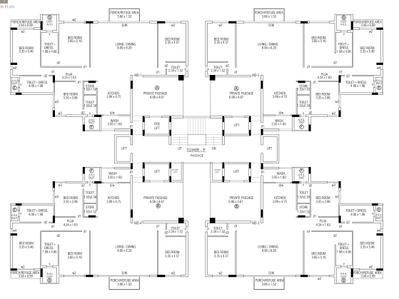 Project Image of 1471.32 - 2412.52 Sq.ft 4 BHK Apartment for buy in Galaxica The Galaxy Gardens