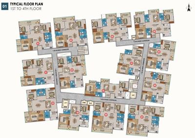 Project Image of 1136.0 - 1856.0 Sq.ft 2 BHK Apartment for buy in The Ninth By Amberstone