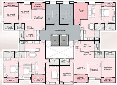 Project Image of 1050 Sq.ft 2 BHK Apartment / Flat for sale in Dhanori for Rs. 8800000