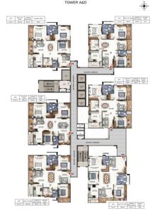 Project Image of 1296.0 - 2416.0 Sq.ft 2 BHK Apartment for buy in Candeur Lakescape