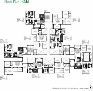 Project Image of 675.55 - 707.73 Sq.ft 2 BHK Apartment for buy in Mont Vert Kingstown