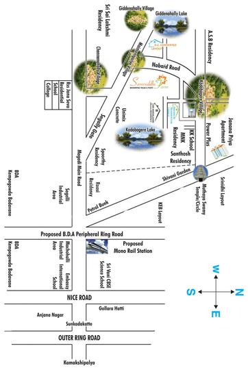 KT Samruddhi Farm Plots Location Plan 1