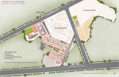 Project Image of 613.54 - 730.44 Sq.ft 2 BHK Apartment for buy in Dosti Planet North Phase 2 Dosti Jade