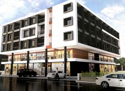 J K Enterprise Jay Ambe Residency Elevation 1