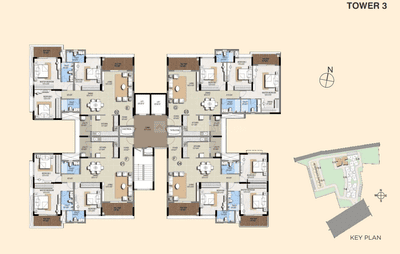 Project Image of 1591.0 - 2015.0 Sq.ft 3 BHK Apartment for buy in Sterling Ascentia
