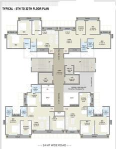 Project Image of 628.07 - 852.46 Sq.ft 2 BHK Apartment for buy in City Century Two