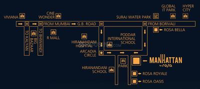 Project Image of 430.77 - 1014.61 Sq.ft 1 RK Apartment for buy in Rosa Manhattan Phase 3