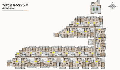 Project Image of 1074.0 - 1654.0 Sq.ft 2 BHK Apartment for buy in Raja Platino