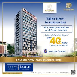 Project Image of 632.0 - 1068.0 Sq.ft 2 BHK Apartment for buy in Rudra Paradise