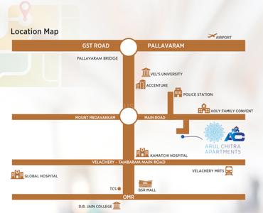 Project Image of 1162.0 - 1287.0 Sq.ft 3 BHK Apartment for buy in Arul Chitra Appartments Phase 2