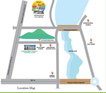 Project Image of 1448.0 - 1545.0 Sq.ft 3 BHK Apartment for buy in Home Land Avenues Kodanda Rama Block 1