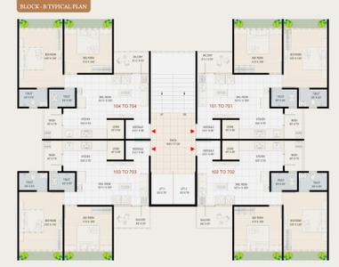 Project Image of 401.6 - 676.4 Sq.ft 1 BHK Apartment for buy in Vraj Residency