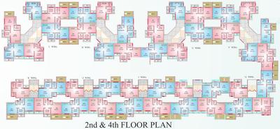 Project Image of 199.0 - 310.0 Sq.ft 1 BHK Apartment for buy in Reliable Township Rt C To K Wing