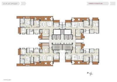 Project Image of 3011 Sq.ft 3 BHK Apartment / Flat for sale in Sector 128 for Rs. 71000000