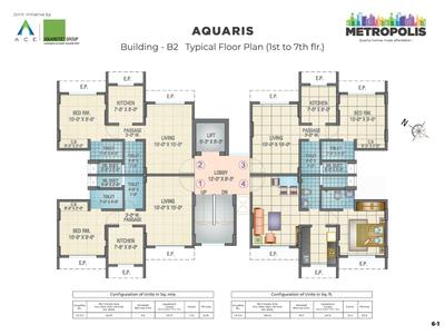 Project Image of 478.0 - 489.0 Sq.ft 2 BHK Apartment for buy in Anant Metropolis Aquaris Phase 2