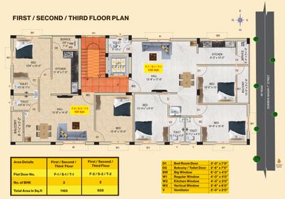 Project Image of 928.0 - 1165.0 Sq.ft 2 BHK Apartment for buy in Minerva Sai Darshan